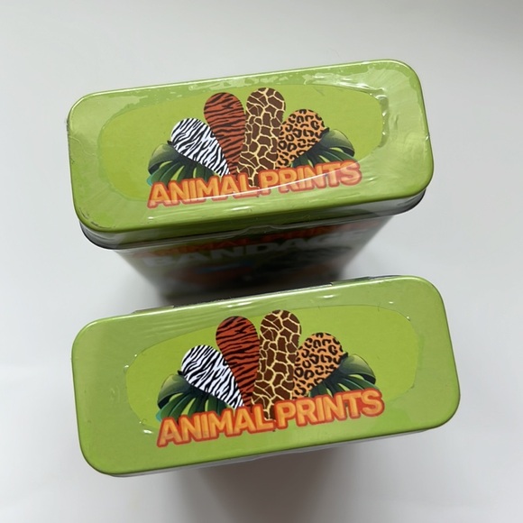 Set of 2 Bioswiss Animal Print Adhesive Bandages Tin Box 50 count each - Picture 4 of 4